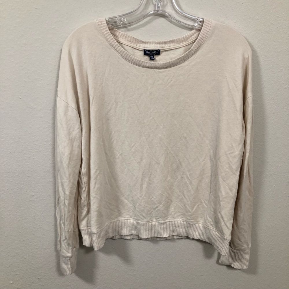 Splendid Beige Long Sleeve Sweater Women's size medium